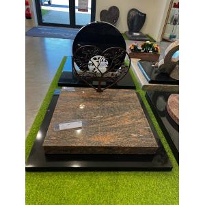 STELE ACIER ET HIMALAYA - CINÉRAIRE