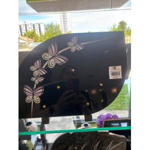plaque granit papillon 2141